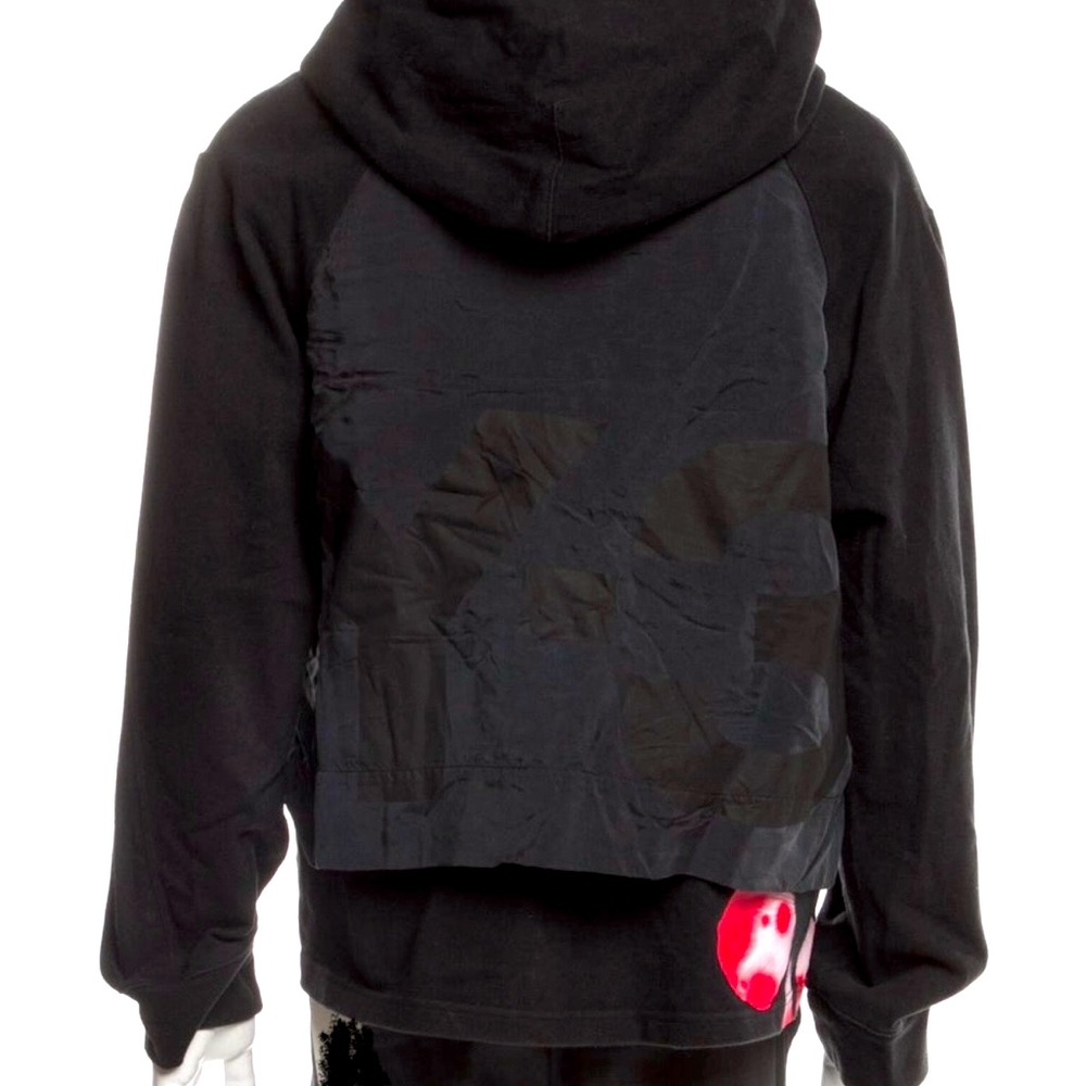 Y-3 Black Unisex V-Neck Hoodie